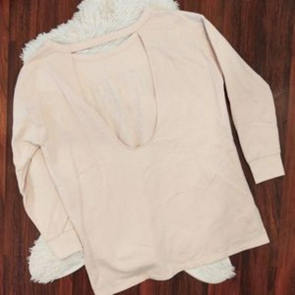 Victoria's Secret Sport Scoop Back Sweatshirt - Picture 2 of 2